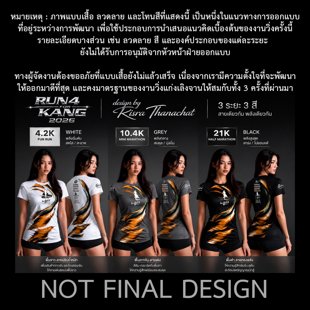 แบบเสื้อวิ่งที่ระลึก