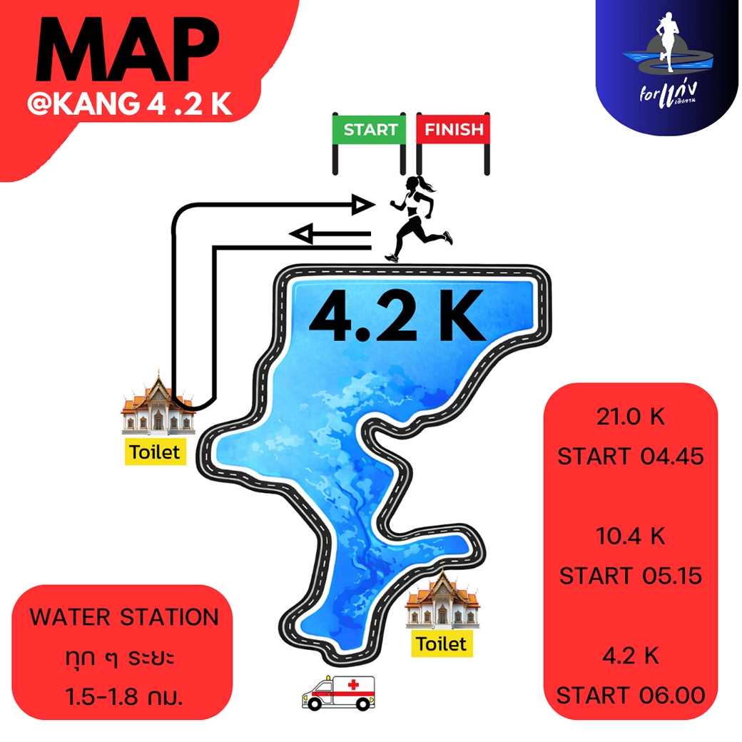 แผนที่วิ่ง 4.2 KM