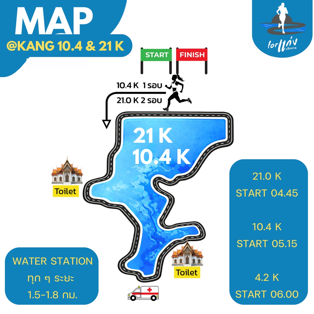 แผนที่วิ่ง 10.4 KM